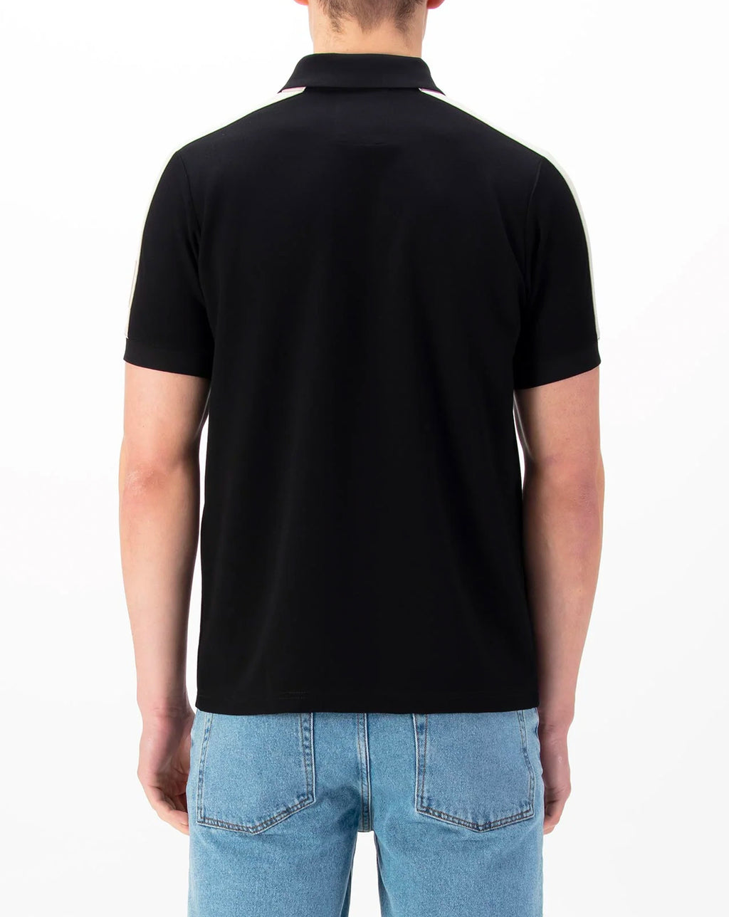 Luke Caltech Tape Detail T Shirt Black