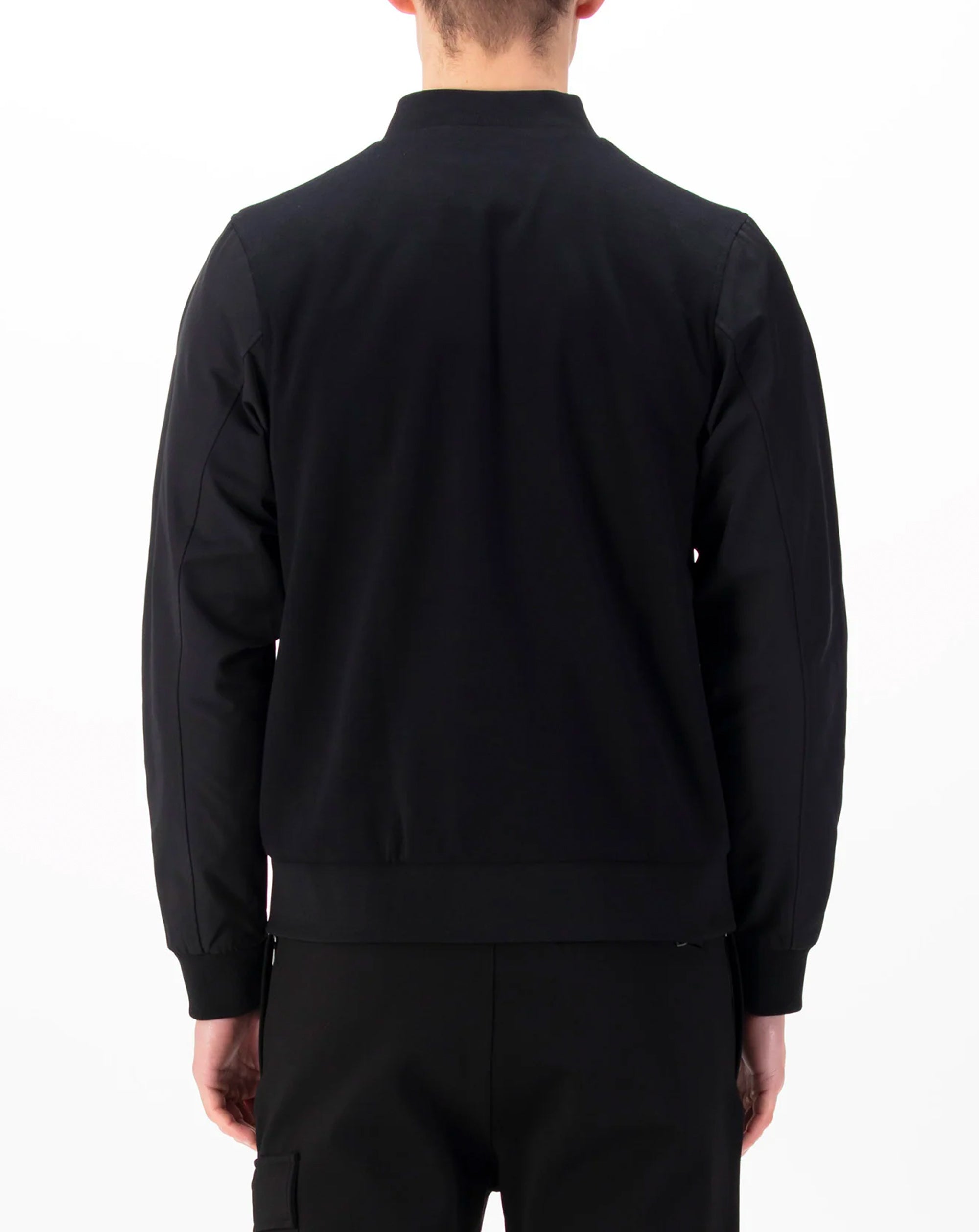 Luke 1977 Chief Felt Badge Bomber Jacket Black