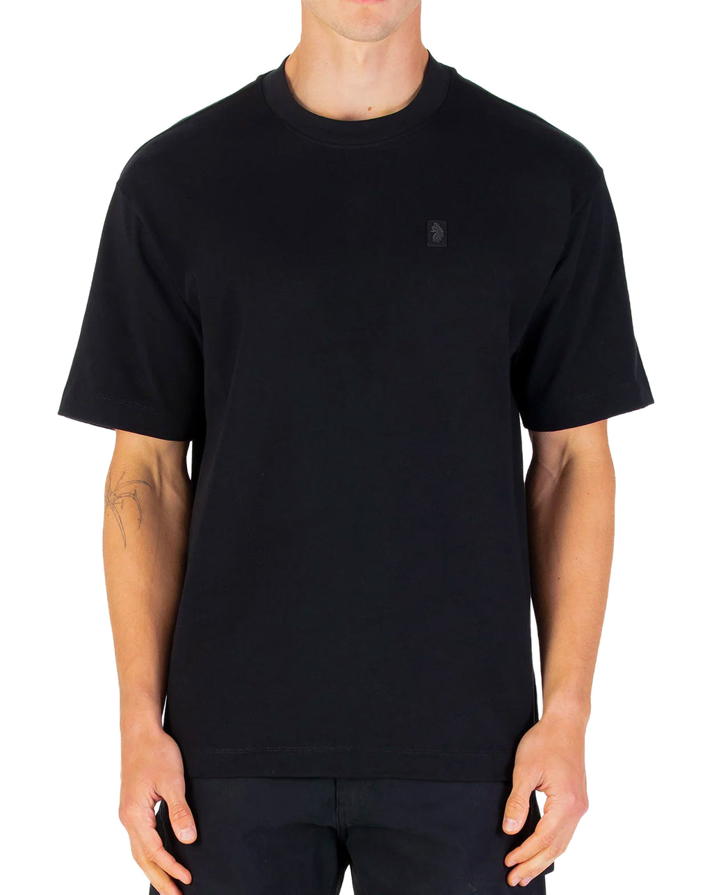 Luke 1977 Clarke Crew Neck T Shirt Black