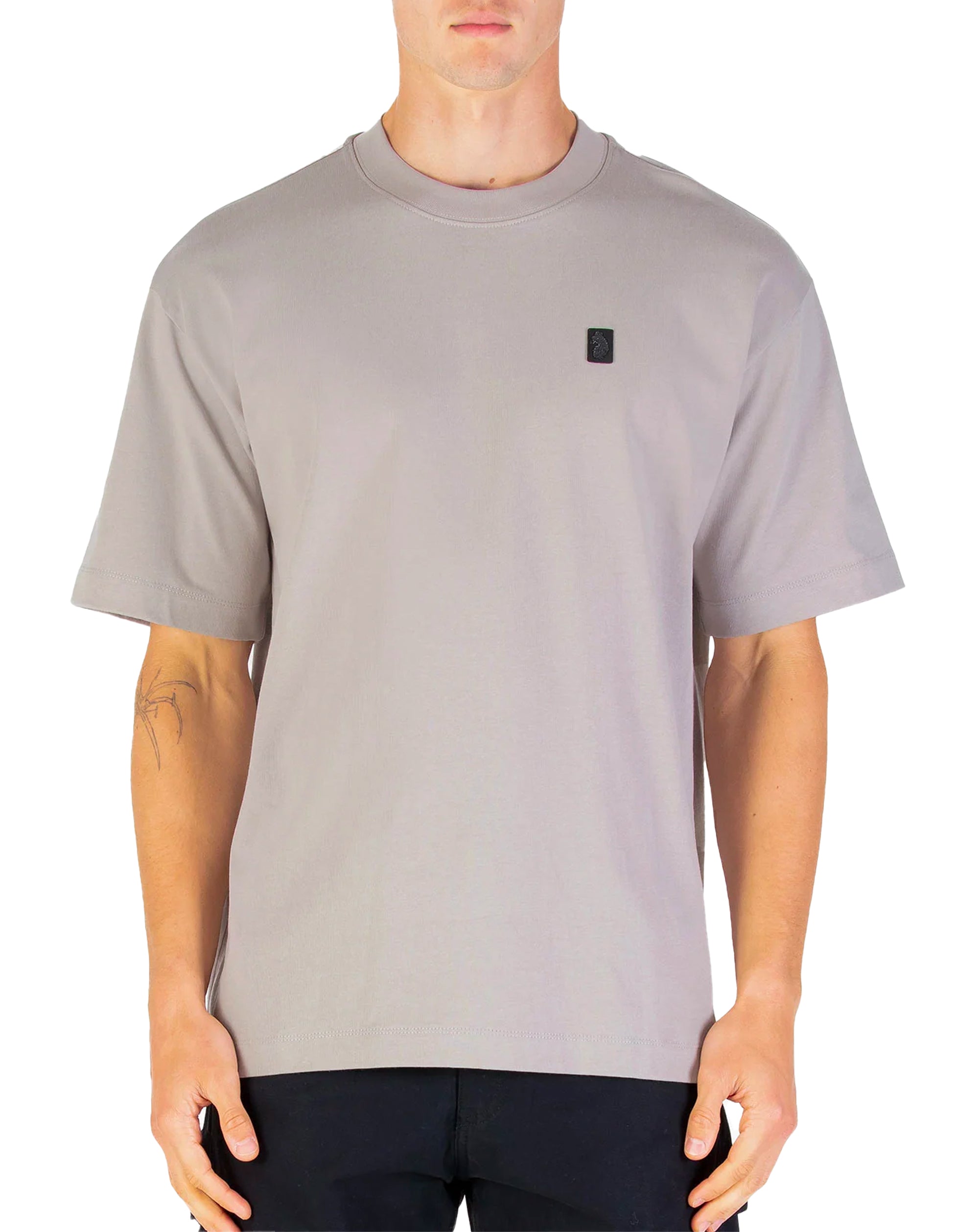 Luke 1977 Clarke Crew Neck T Shirt Cement