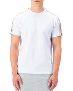 Luke Imperial Badge Detail Reg Fit T Shirt White