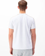 Luke Imperial Badge Detail Reg Fit T Shirt White