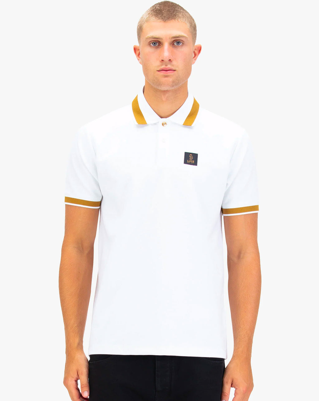Luke 1977 Makati Detailed Polo White