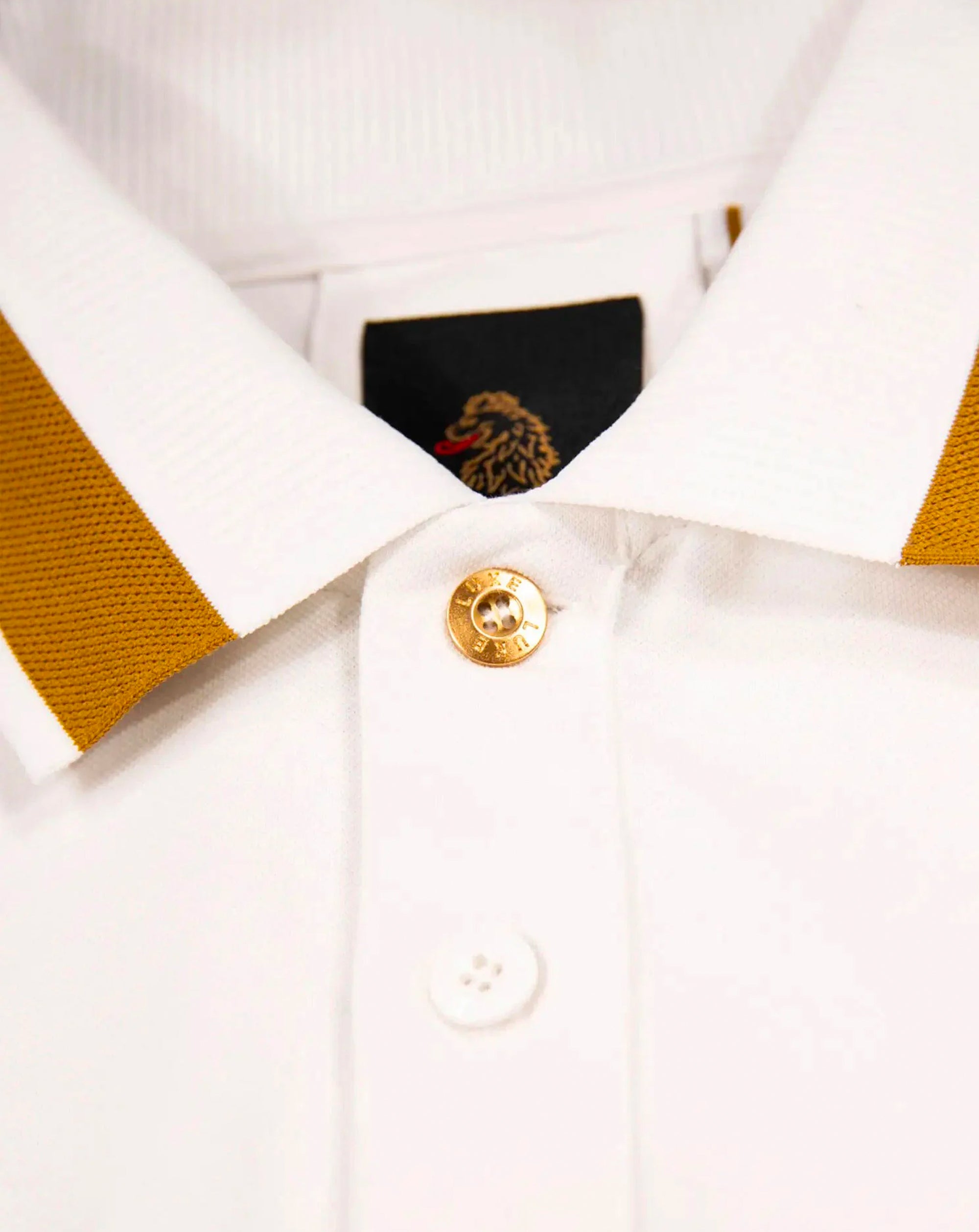Luke 1977 Makati Detailed Polo White