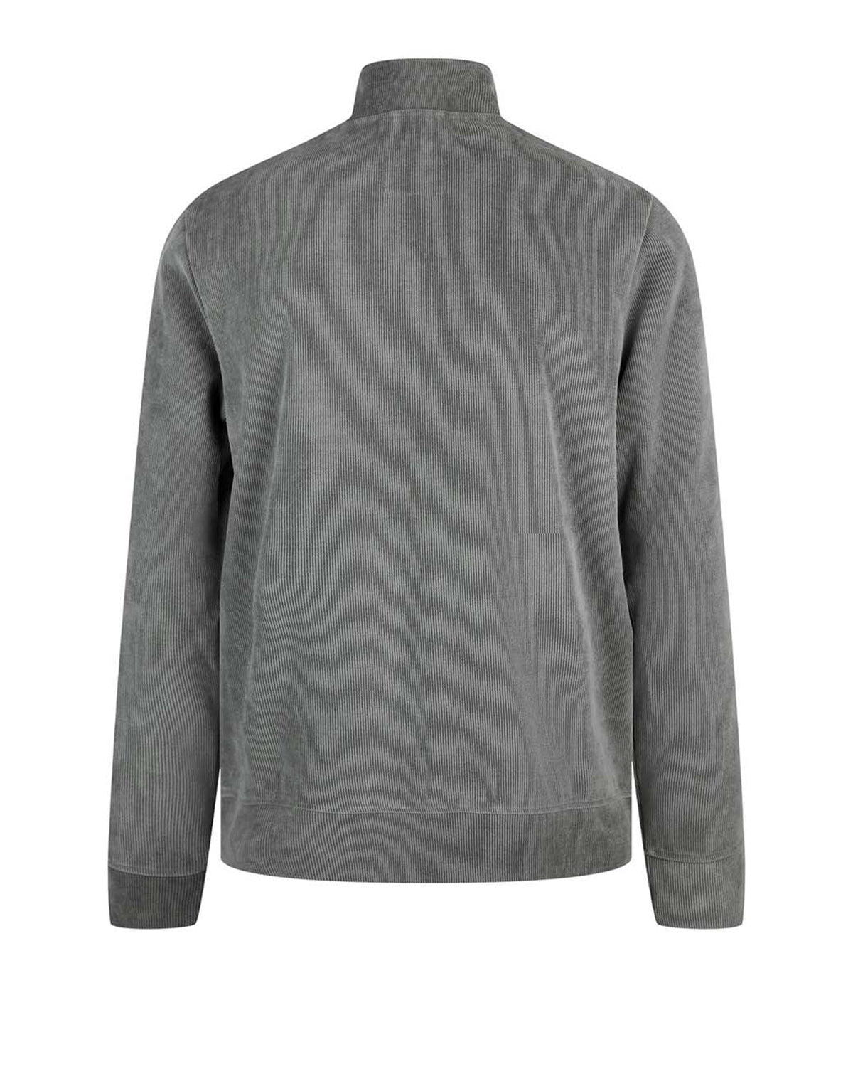 Luke 1977 Norwood Zip through Ribbed Jacket CONCRETE