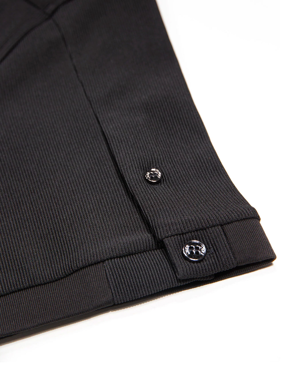 Luke 1977 Penrith Zip Neck Short Sleeve Polo Black