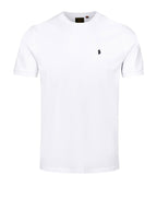 Luke Shanghai Jersey Crew Reg Fit T Shirt White