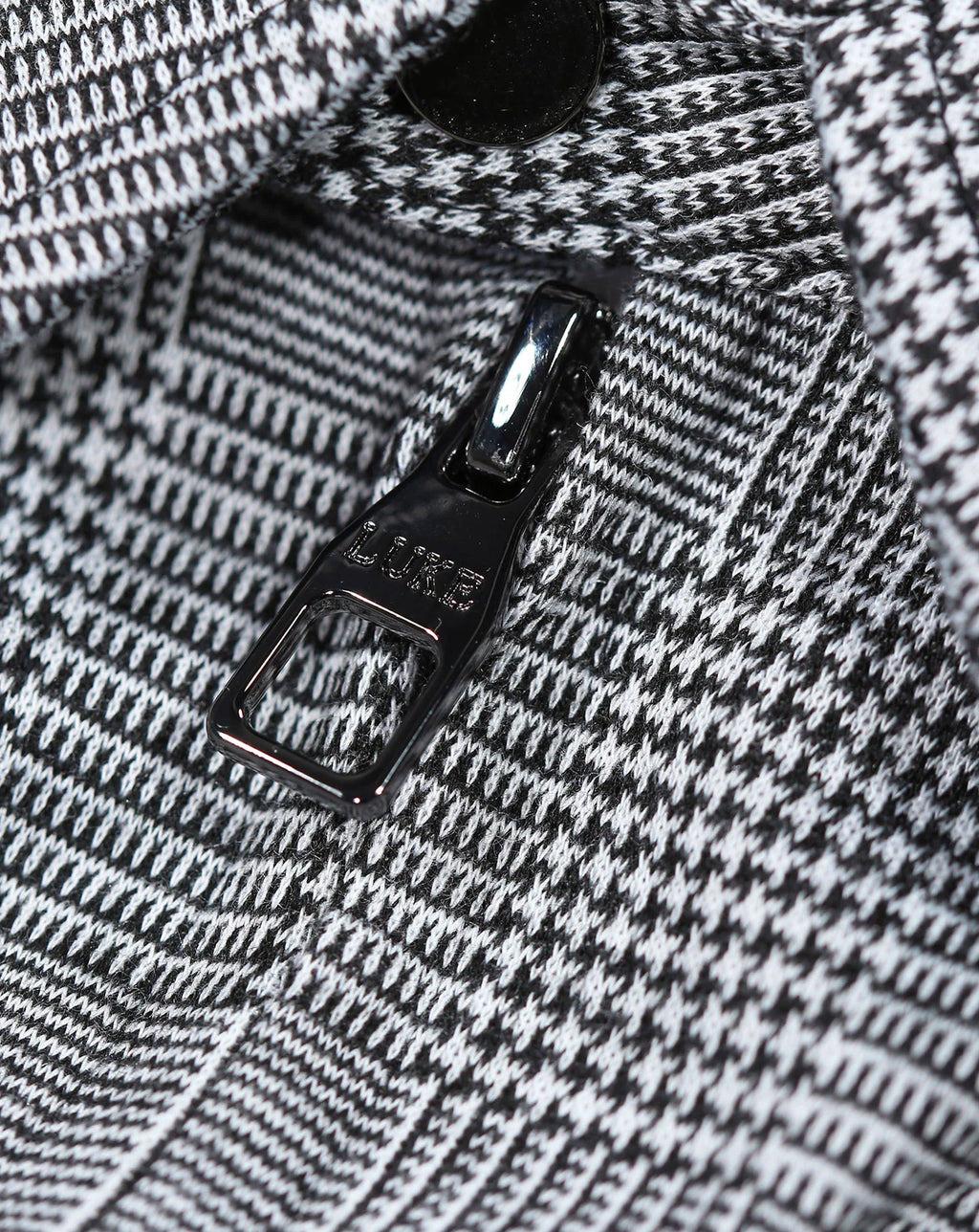 Luke 1977 Tyne Zip Through Overshirt Charcoal