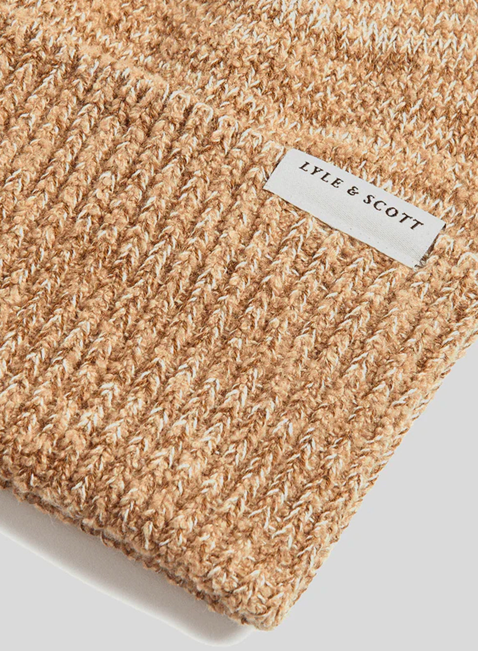 Lyle & Scott Multi Marl Beanie Tigers Eye Marl