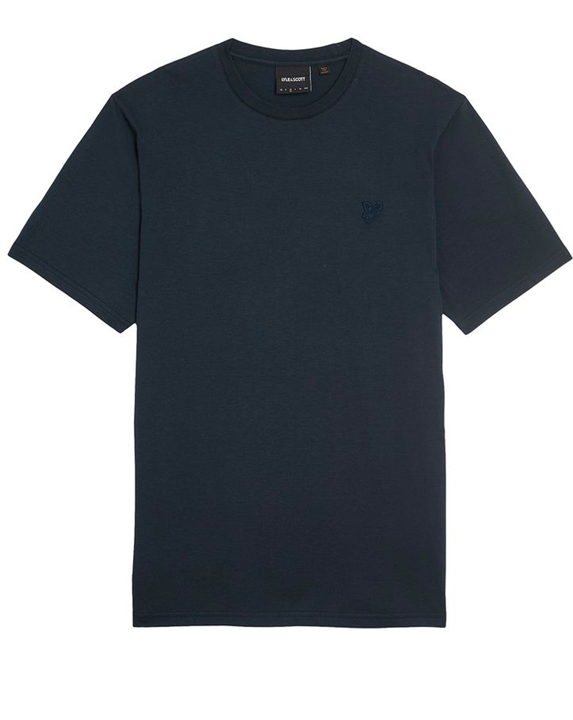 Lyle & Scott Superfine Tonal T Shirt Dark Navy
