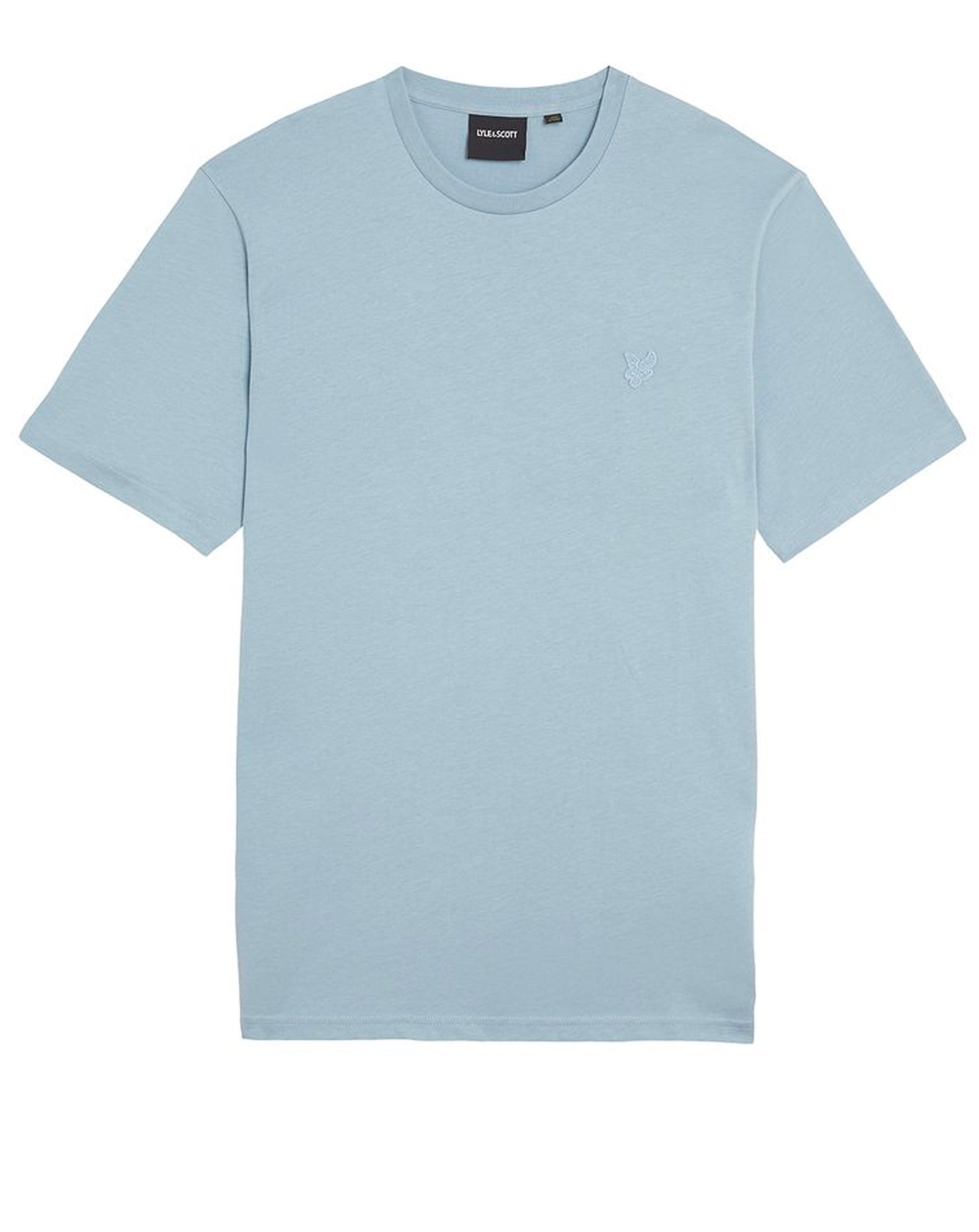 Lyle & Scott Tonal Eagle T Shirt Blue Ash
