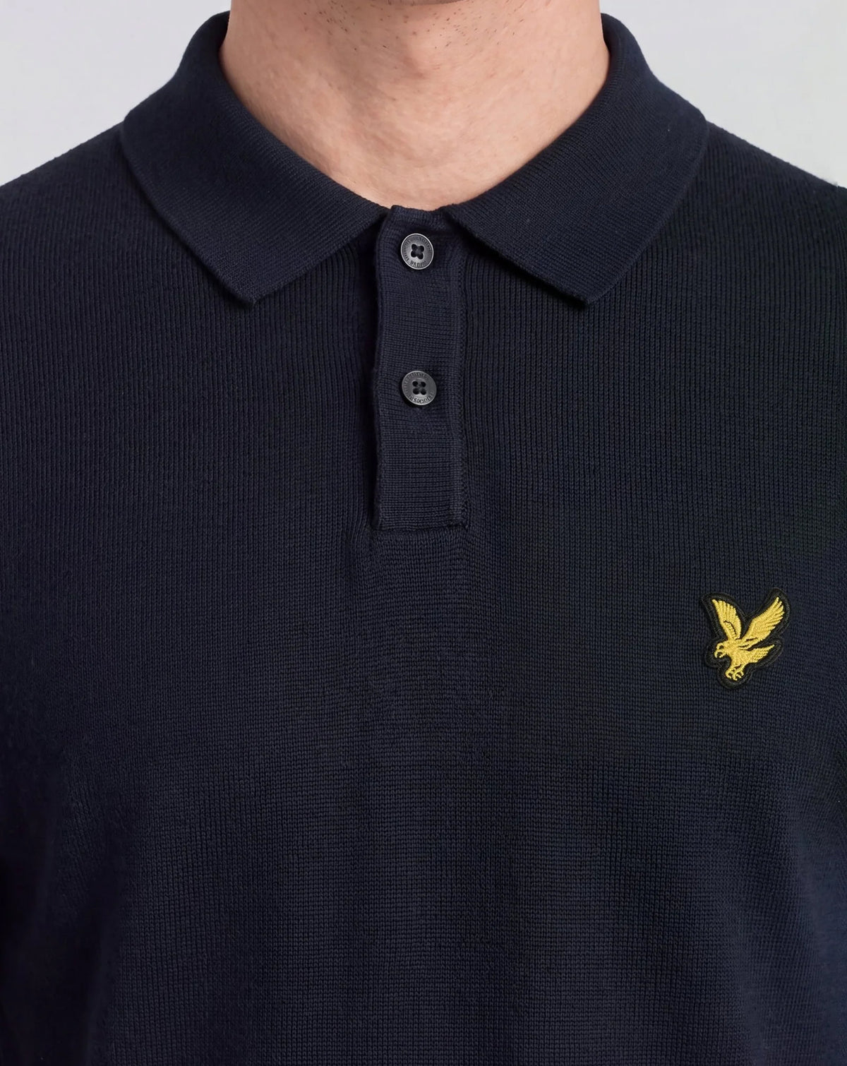 Lyle & Scott Archive Knitted Polo NAVY