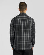 Lyle & Scott Broad Windowpane Check Shirt JET BLACK