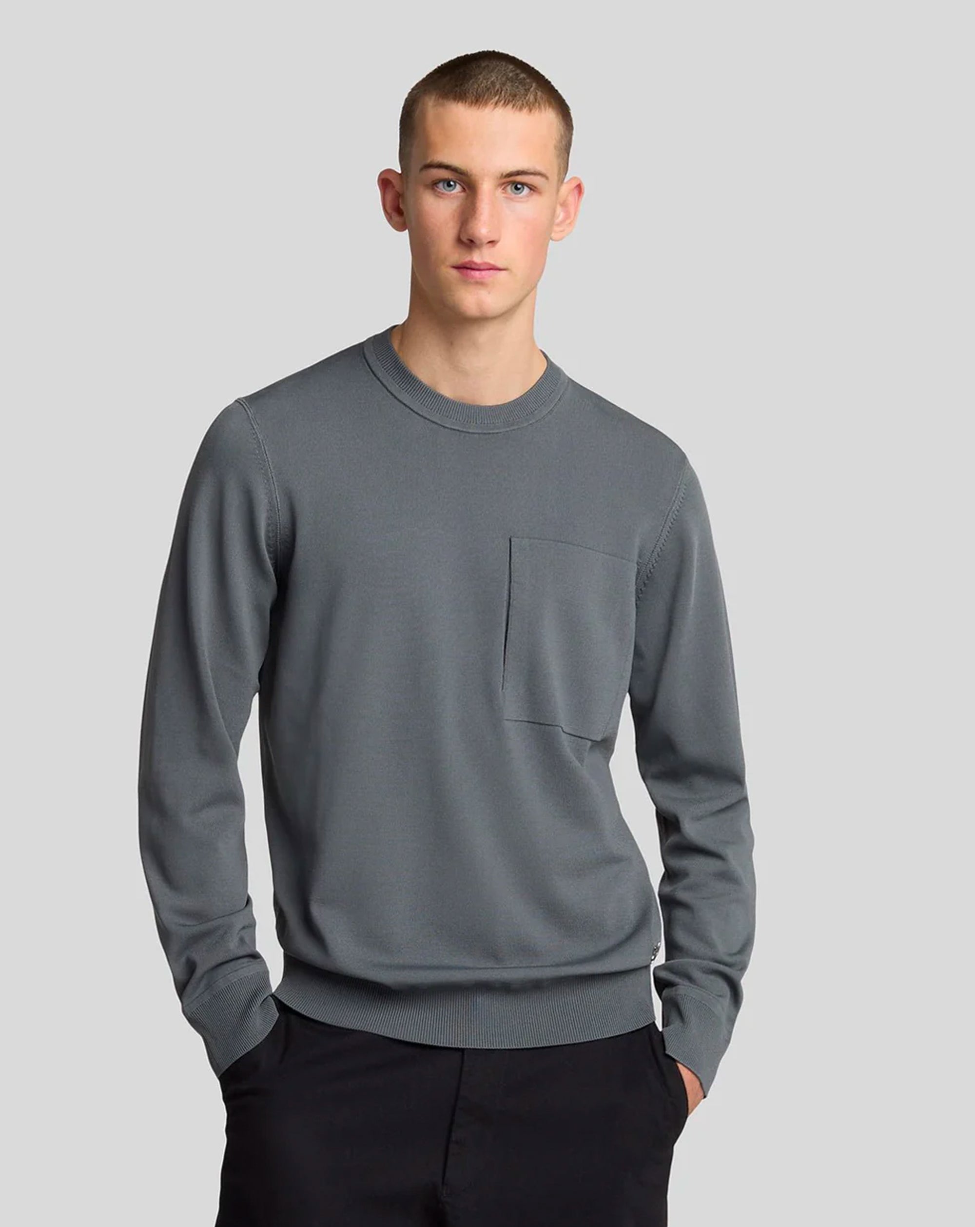 Lyle & Scott Cargo Crew Neck Jumper Terra Nova