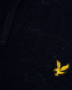 Lyle & Scott Cotton Merino Quarter Zip Jumper DARK NAVY