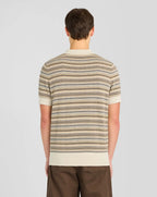 Lyle & Scott Fairisle Short Sleeve polo COVE
