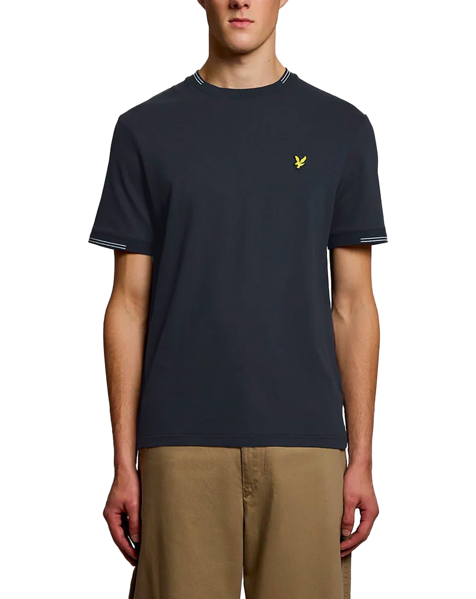 Lyle & Scott Fine Tipped T-Shirt DARK NAVY