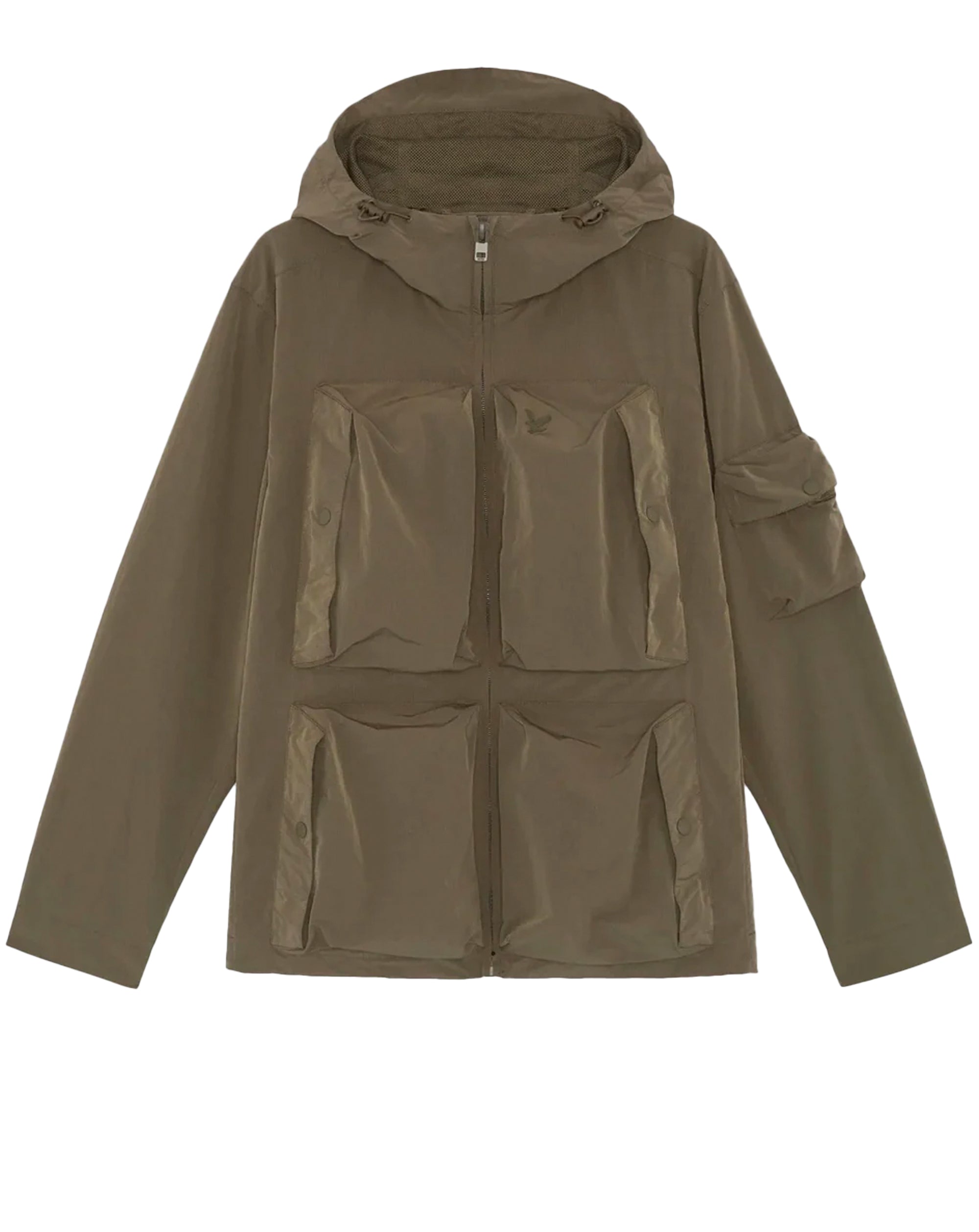 Lyle & Scott Lightweight Ripstop Windcheater Khaki Ash
