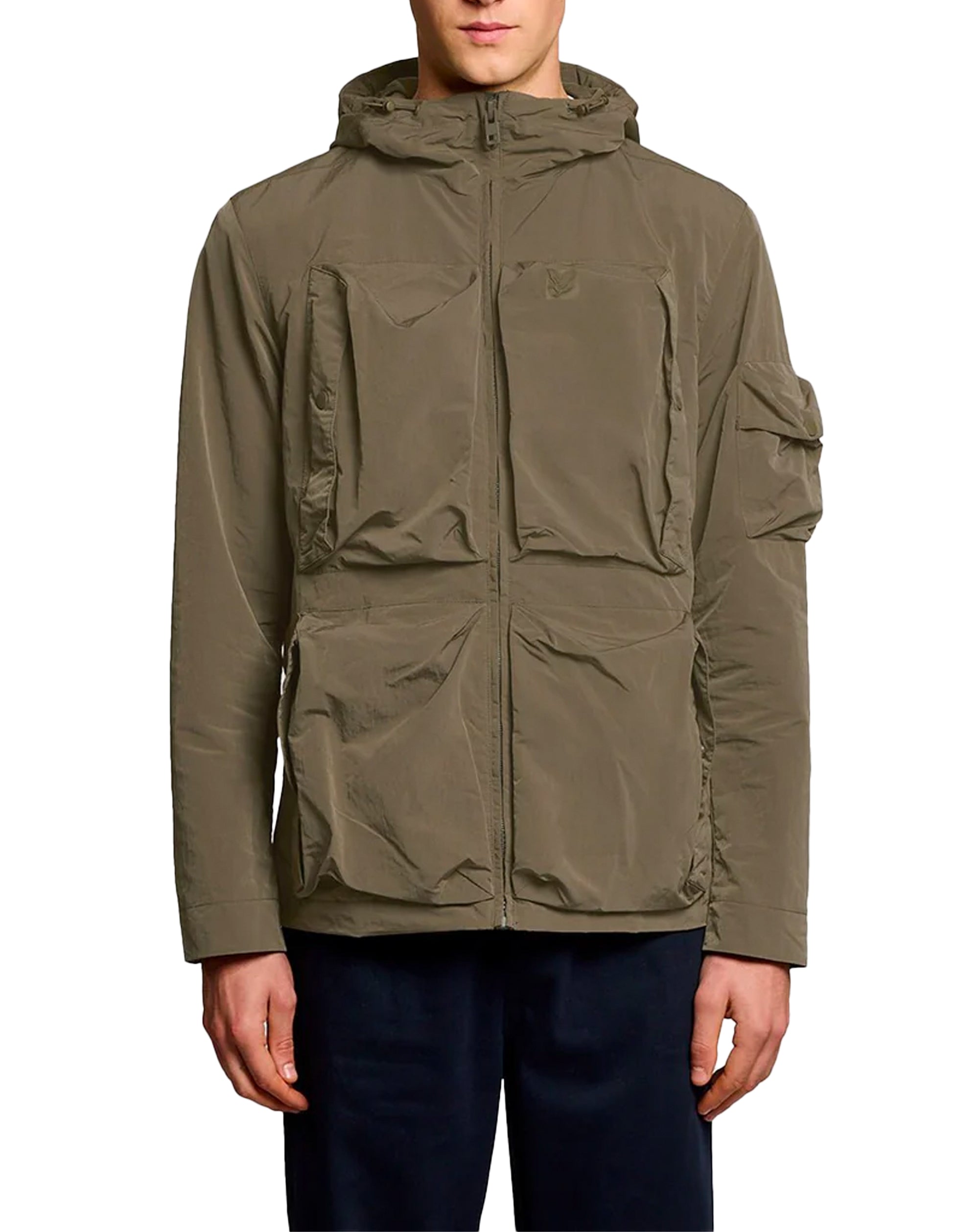 Lyle & Scott Lightweight Ripstop Windcheater Khaki Ash
