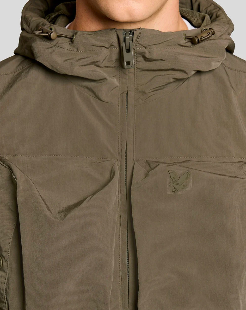Lyle & Scott Lightweight Ripstop Windcheater Khaki Ash