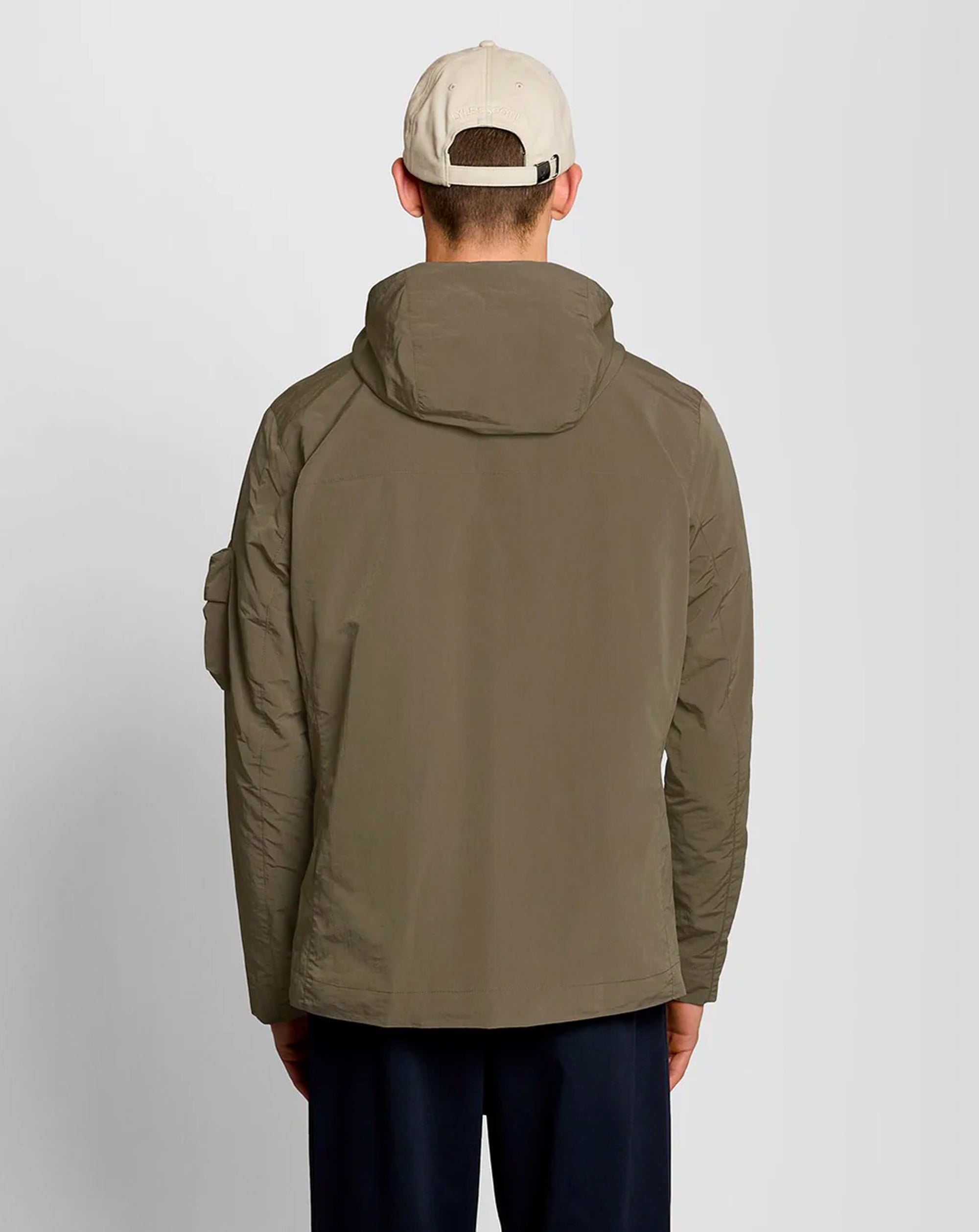 Lyle & Scott Lightweight Ripstop Windcheater Khaki Ash