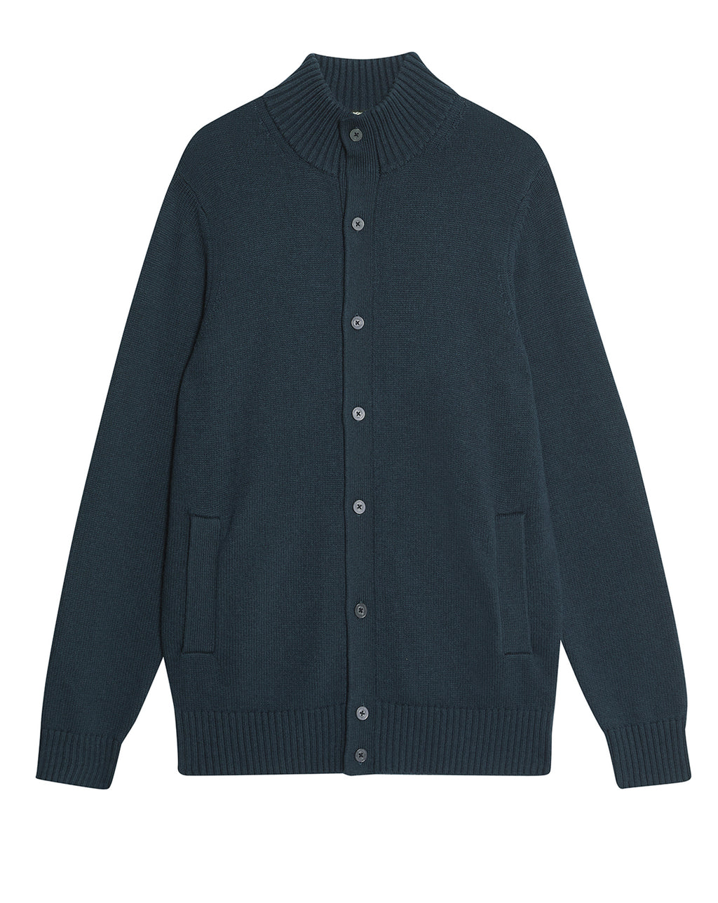 Lyle & Scott Military Cardigan Carbon