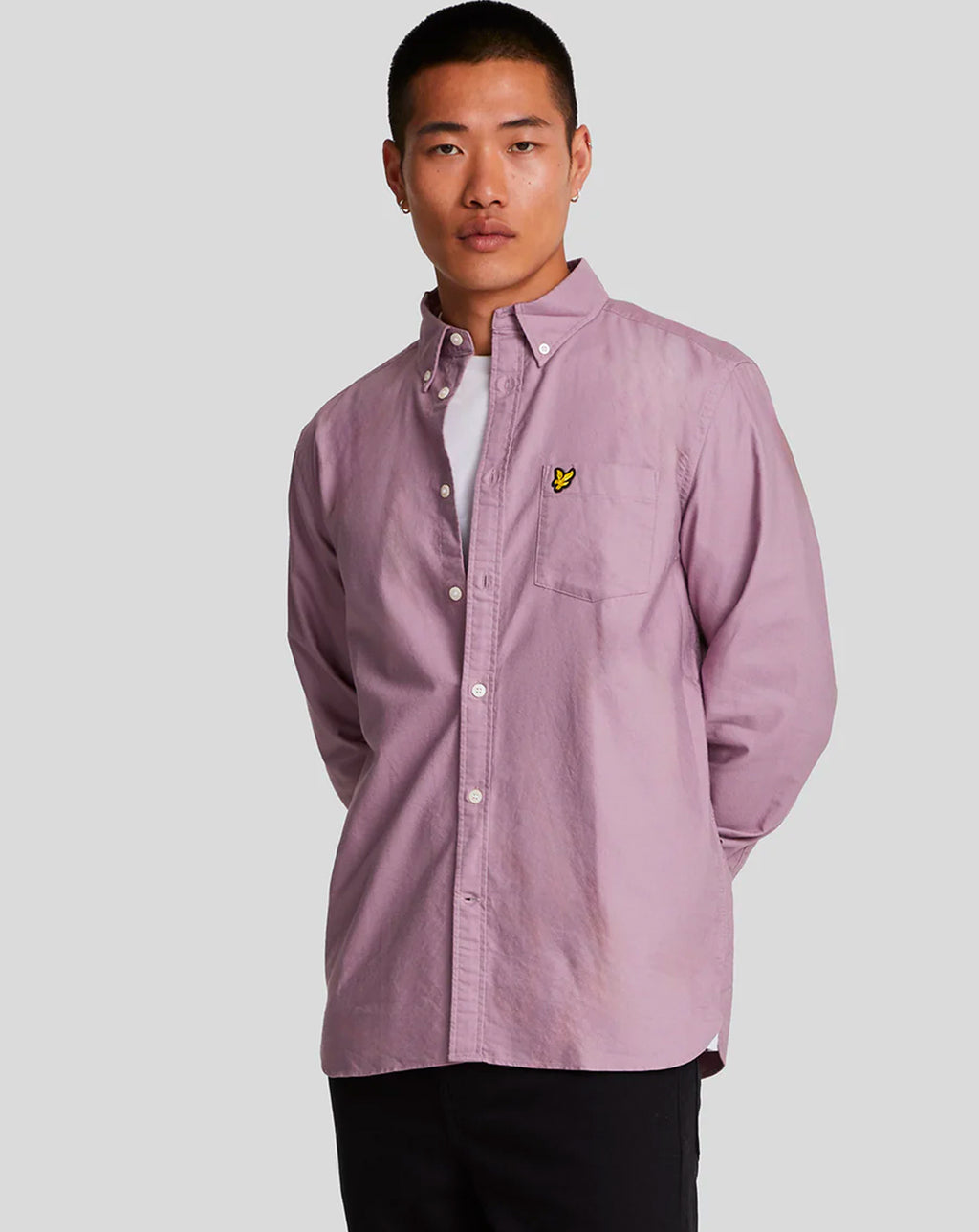 Lyle & Scott Oxford Shirt Mountain Thistle