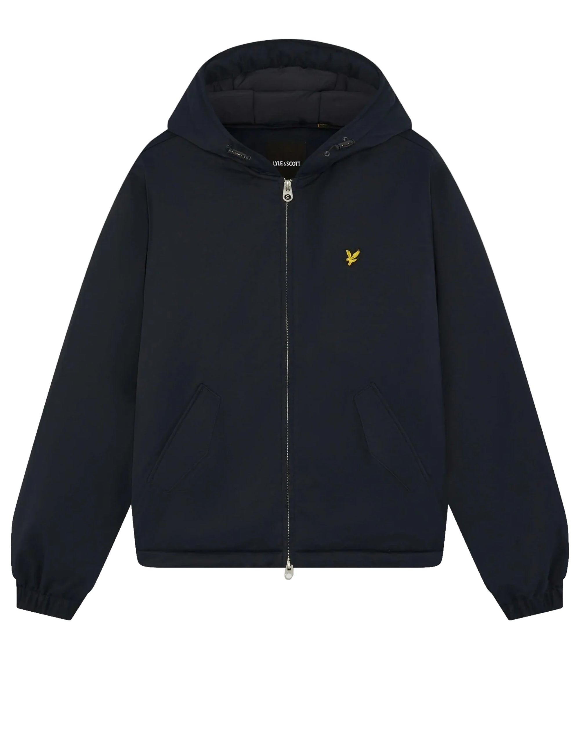 Lyle & Scott Padded Hooded Zip Through Jacket DARK NAVY