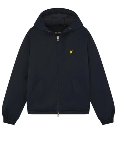 Lyle & Scott Padded Hooded Zip Through Jacket DARK NAVY