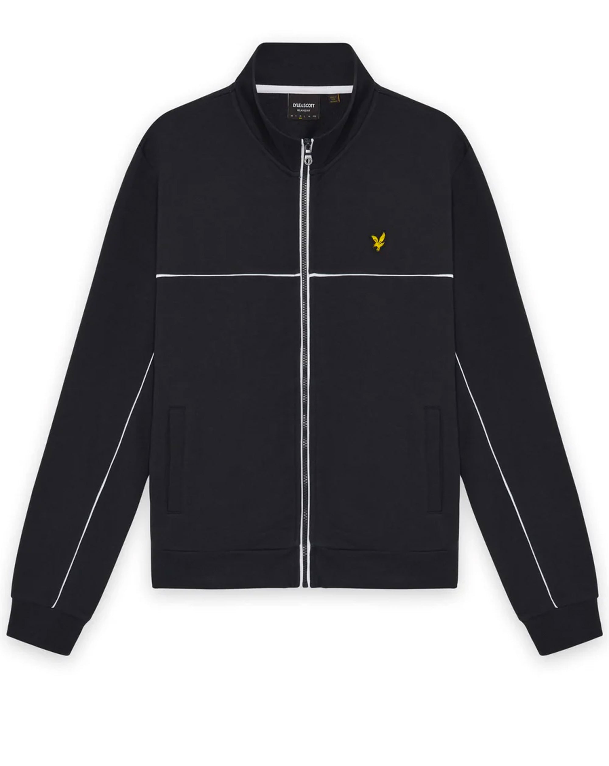Lyle & Scott Piped Full Zip Track Top DARK NAVY
