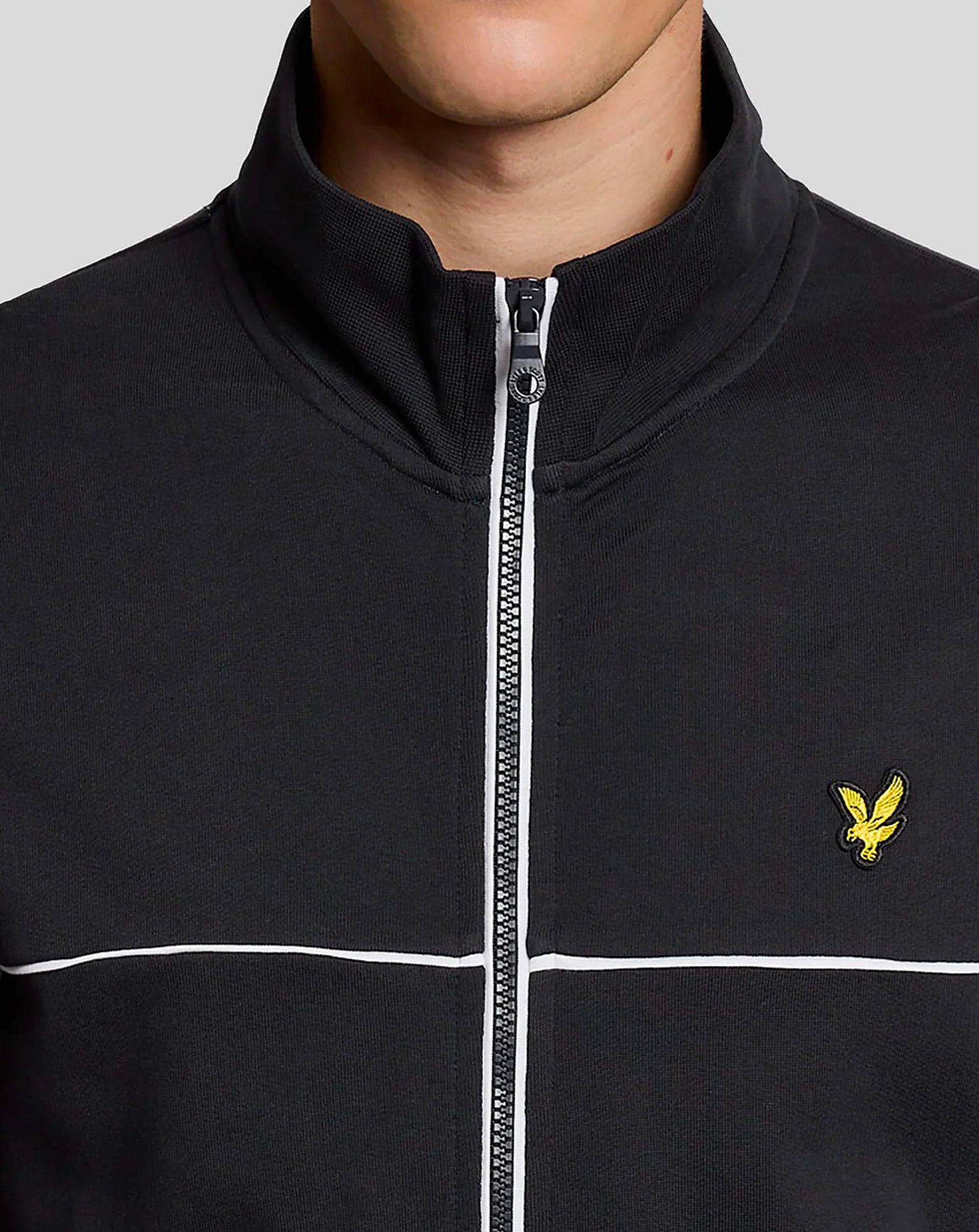Lyle & Scott Piped Full Zip Track Top DARK NAVY