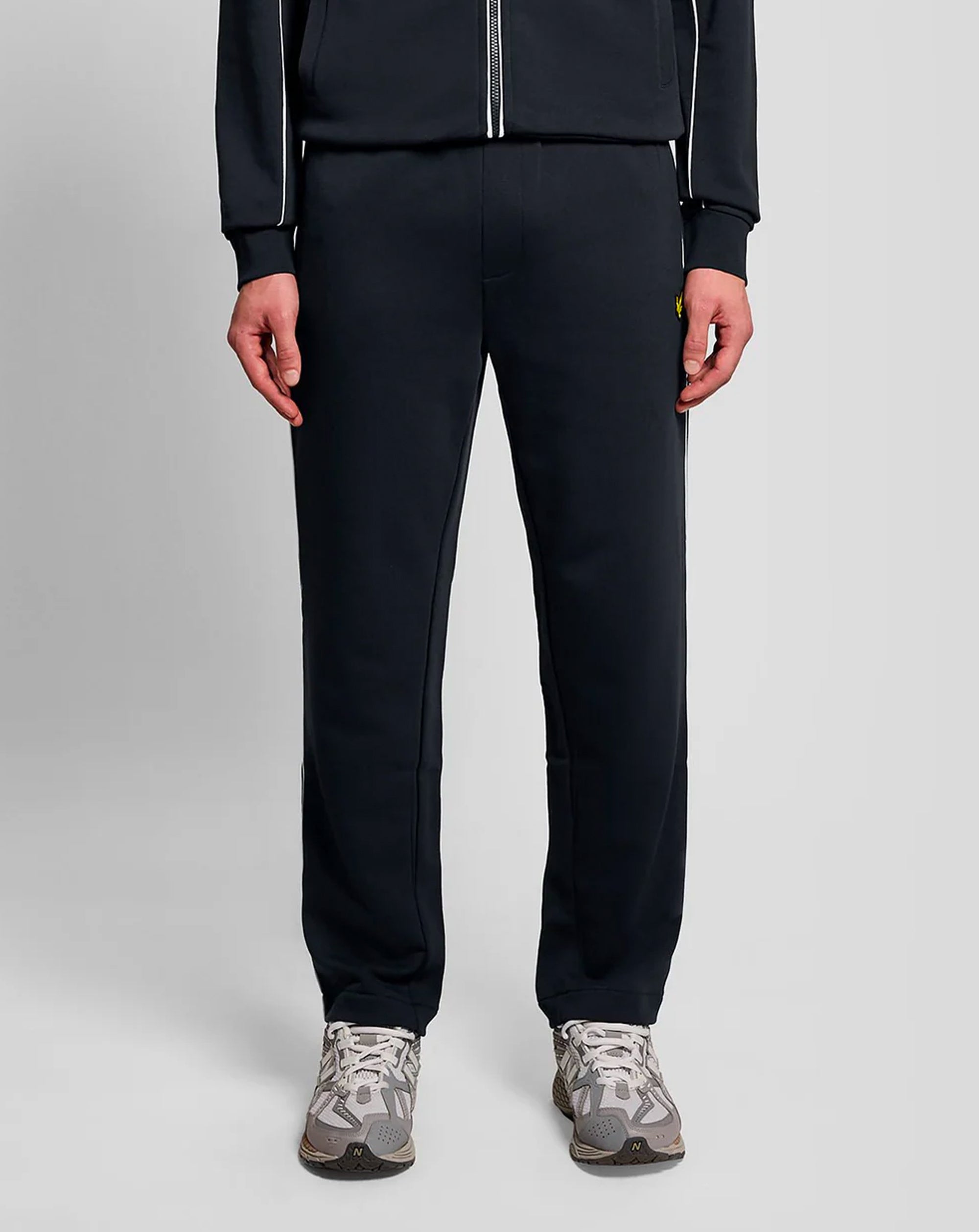 Lyle & Scott Piped Straight Leg Track Bottoms DARK NAVY