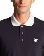 Lyle & Scott Ringer Polo T Shirt Navy / White