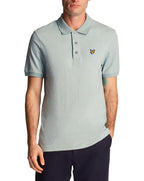 Lyle & Scott Slub Polo Shirt Slate Blue
