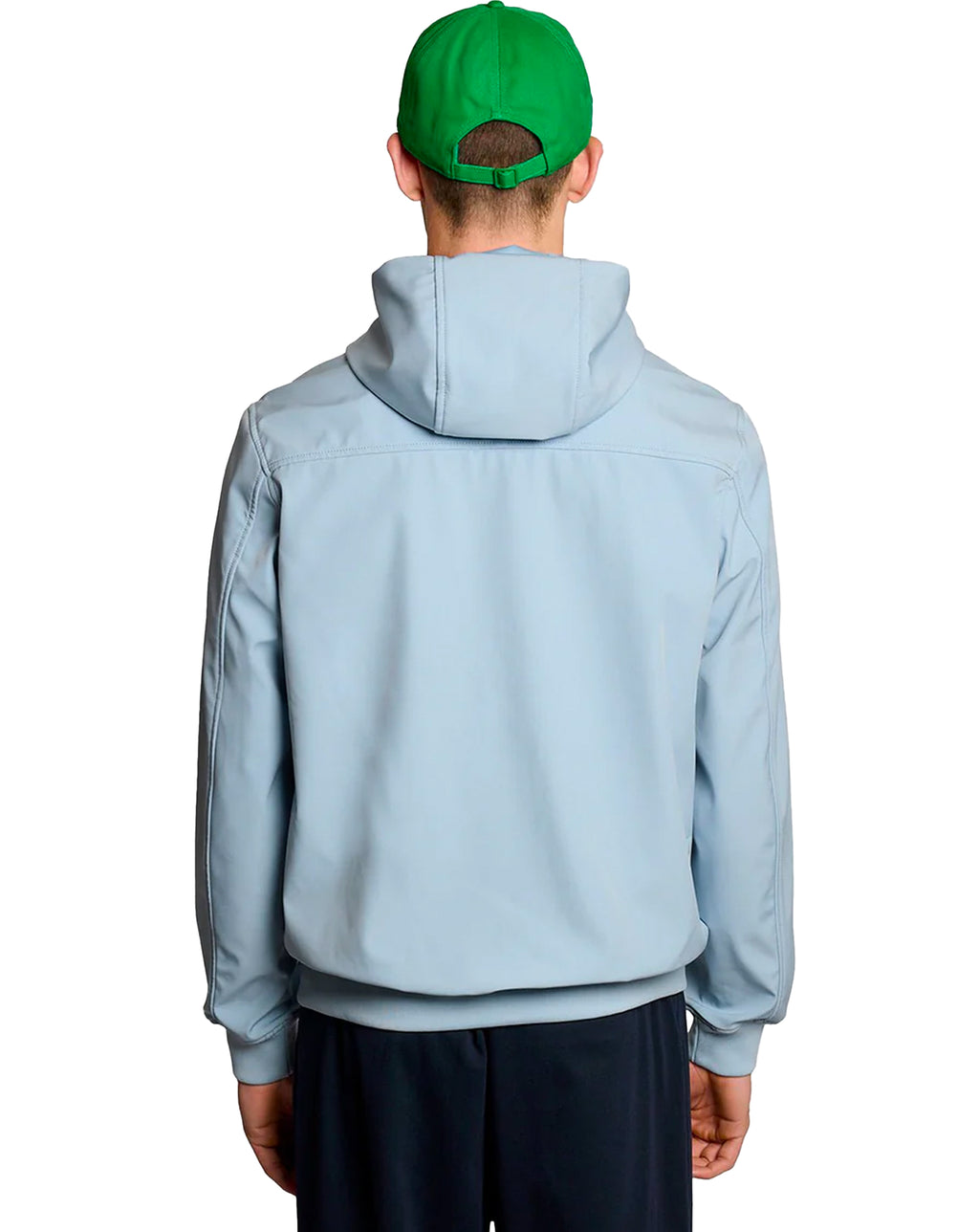 Lyle & Scott Softshell Full Zip Jacket With Hood Opal Blue