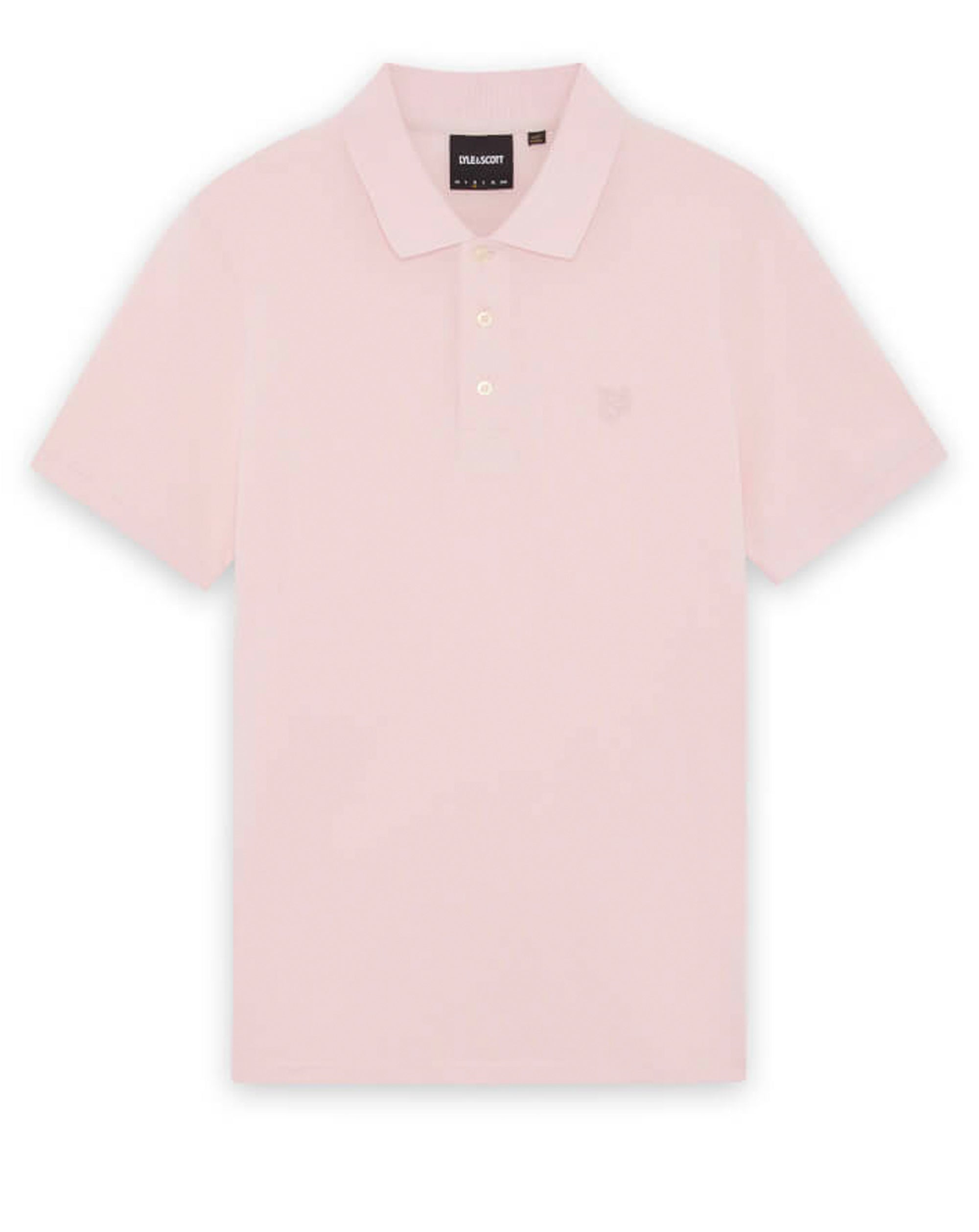 Lyle & Scott Superfine Polo Shirt LIGHT PINK