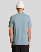 Lyle & Scott Superfine Polo Shirt Tonal Blue Ash