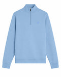 Lyle & Scott Superfine Quarter Zip Sweatshirt Airy Blue