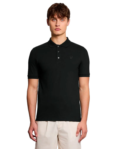 Lyle & Scott Superfine Polo Shirt JET BLACK