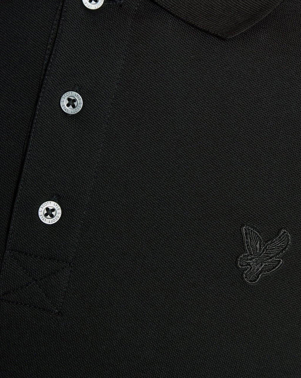 Lyle & Scott Superfine Polo Shirt JET BLACK