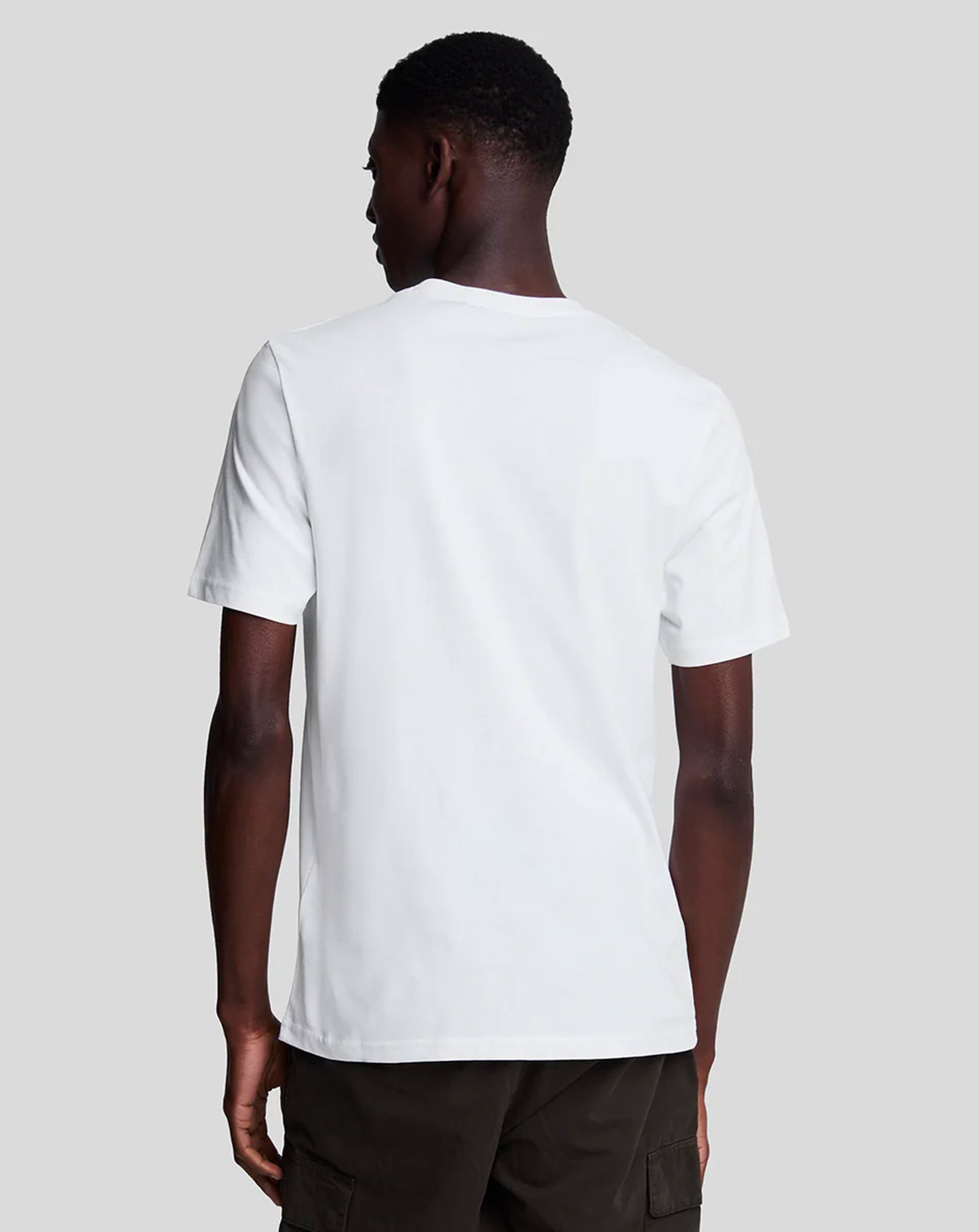 Lyle & Scott Tonal Eagle T Shirt White