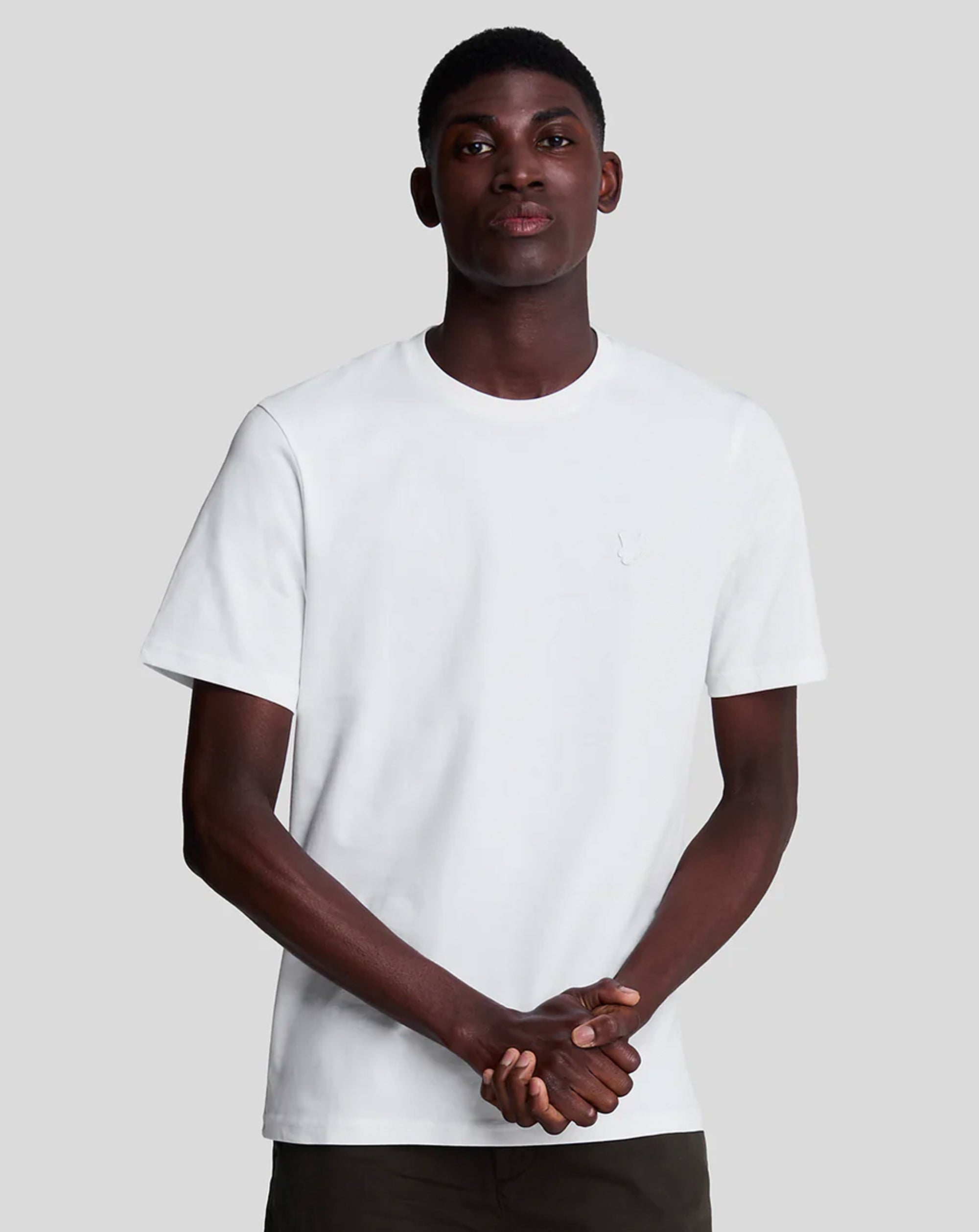 Lyle & Scott Tonal Eagle T Shirt White