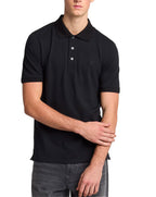 Lyle & Scott superfine polo shirt JET BLACK
