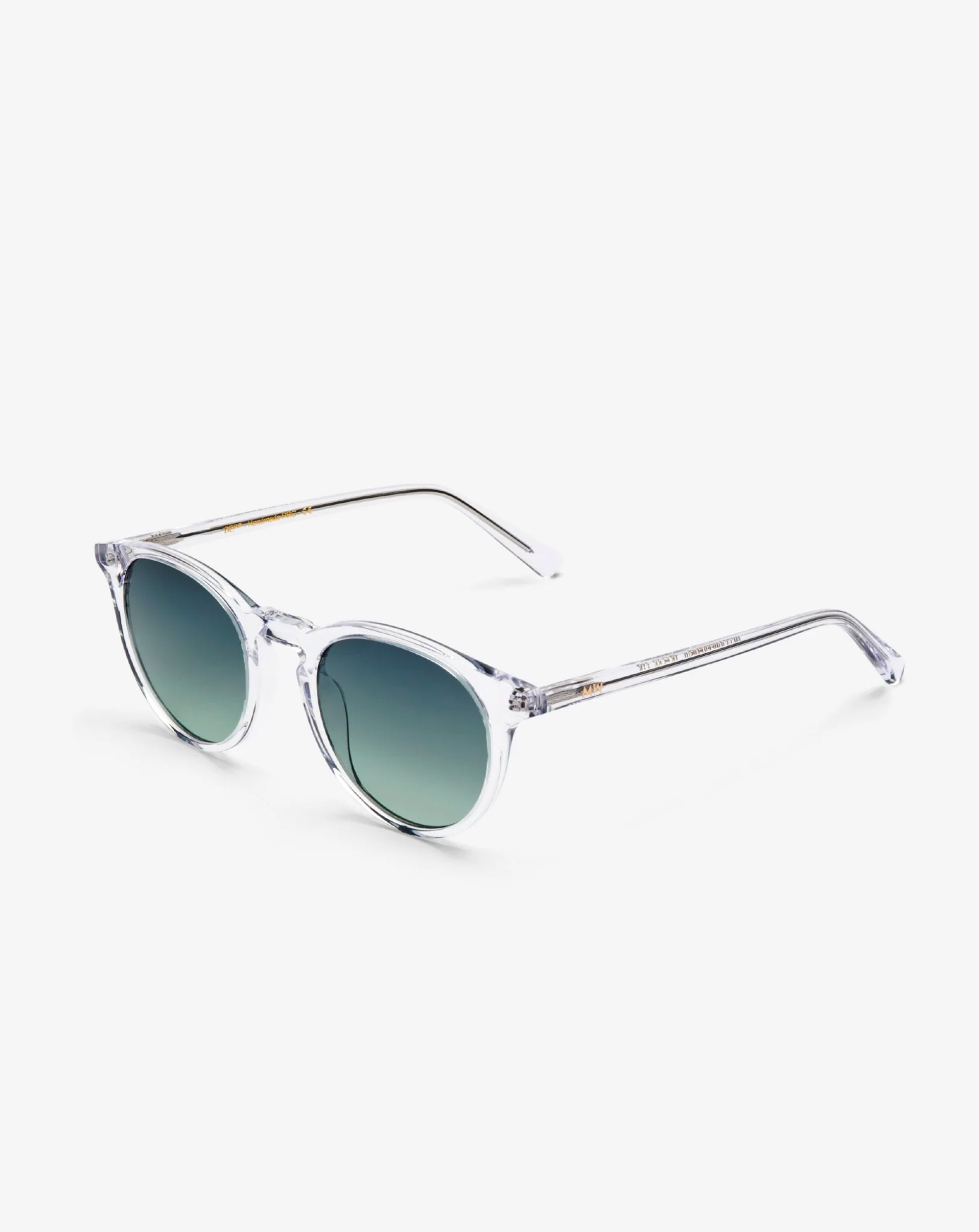 Messy Weekend New Depp Bio acetate Sunglasses Crystal Gradient green
