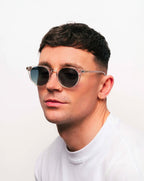 Messy Weekend New Depp Bio acetate Sunglasses Crystal Gradient green