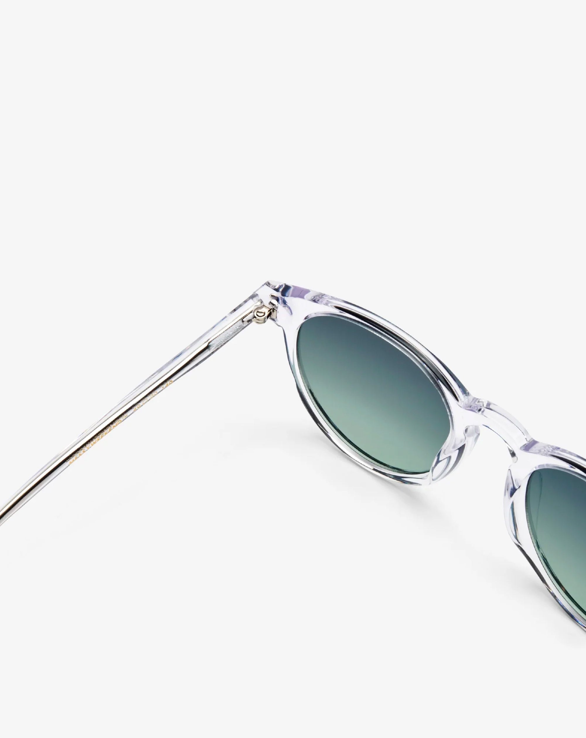 Messy Weekend New Depp Bio acetate Sunglasses Crystal Gradient green