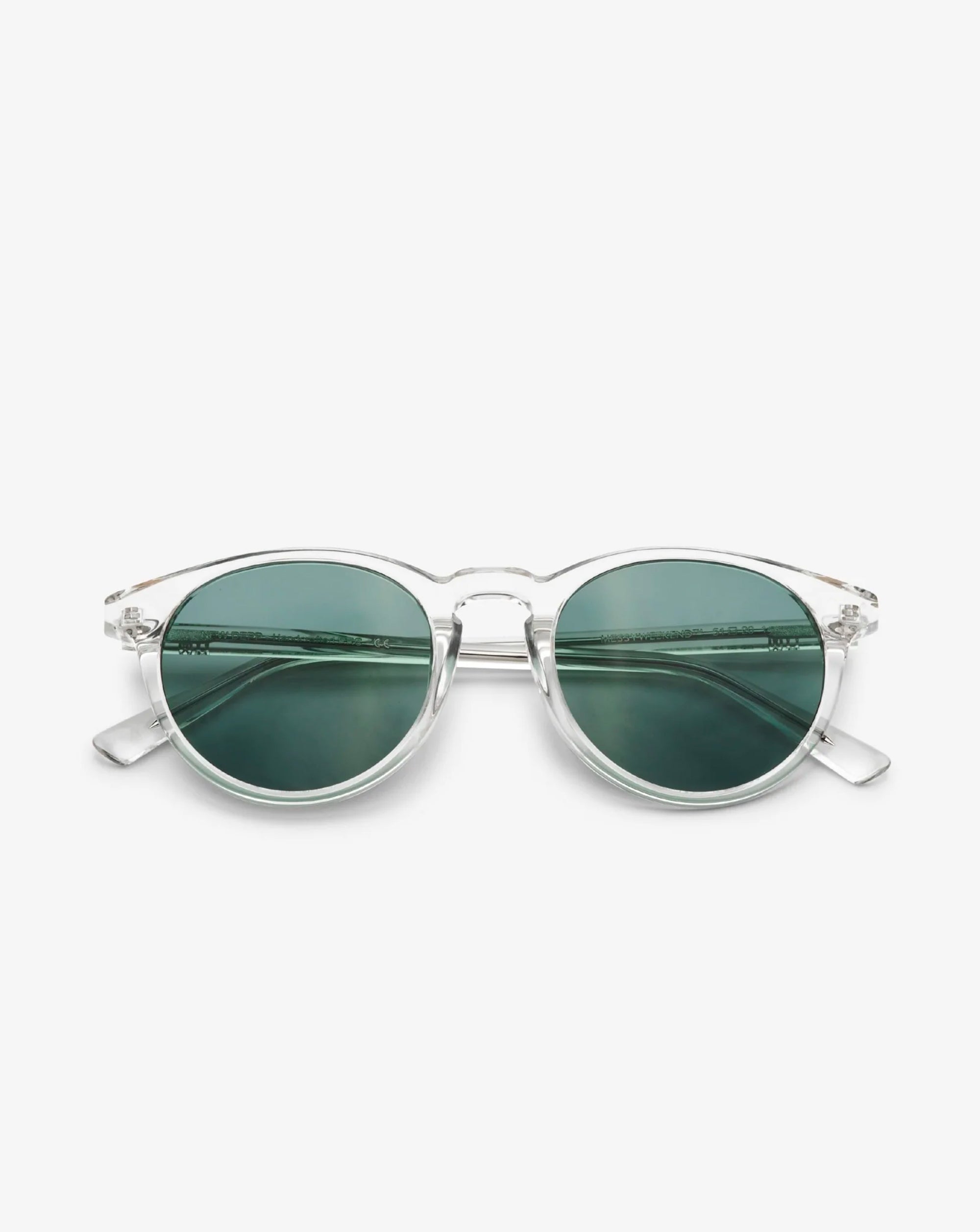 Messy Weekend New Depp Bio acetate Sunglasses Crystal Gradient green