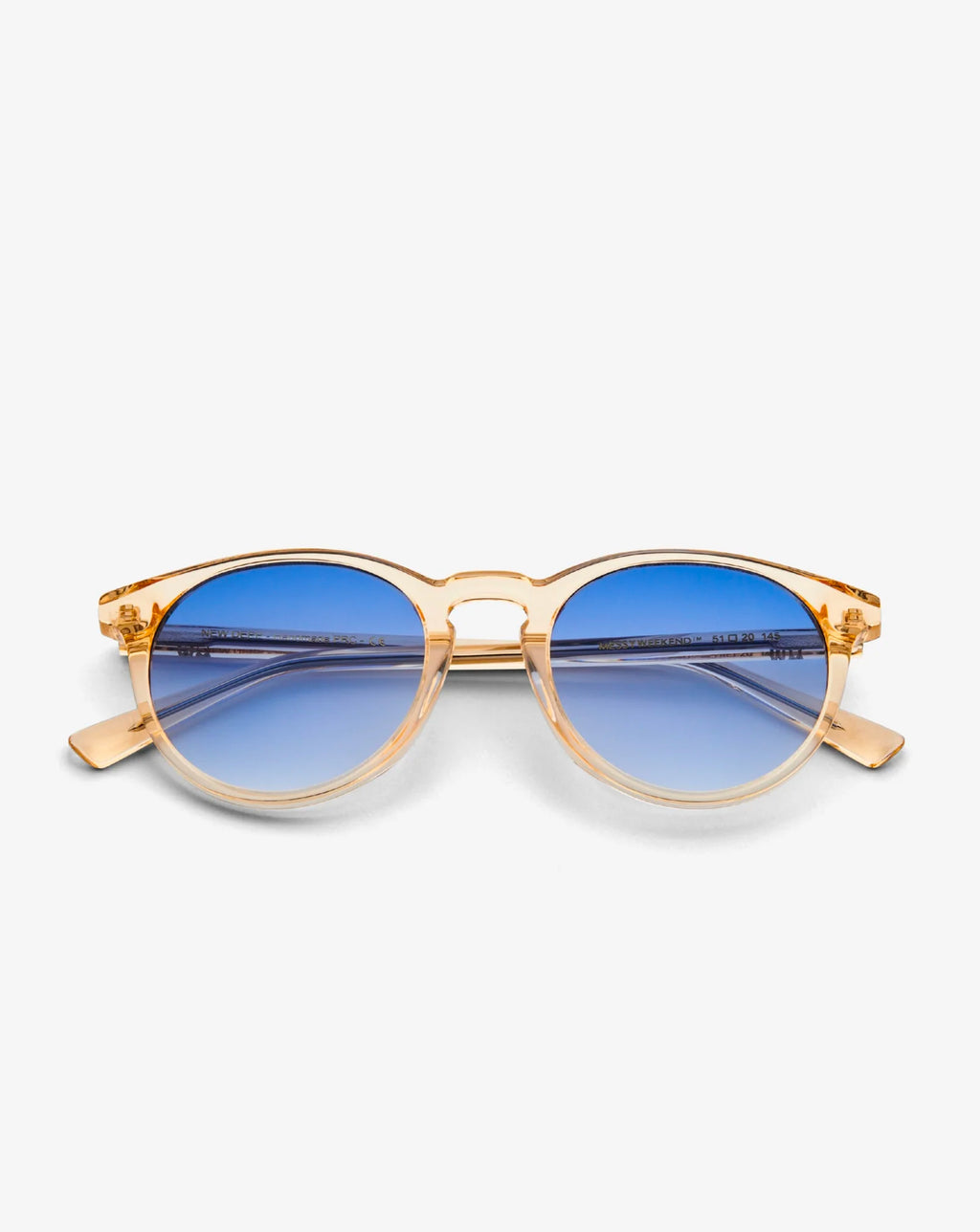 Messy Weekend New Depp Bio acetate Sunglasses BLUE CHAMPAGNE