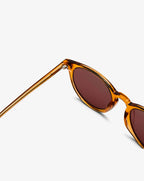 Messy weekend New Depp Bio acetate Sunglasses Brown Coffee