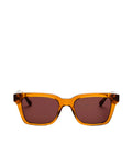Messy weekend style Dean Sunglasses Brown Coffee